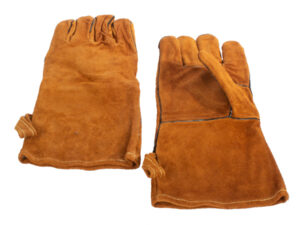 Par de guantes de cuero gamuza Par de guantes de cuero gamuza - vista 2