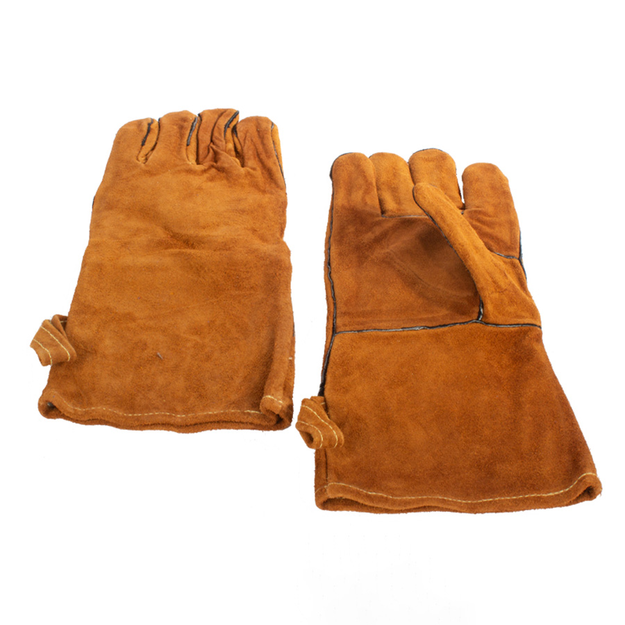 Par de guantes de cuero gamuza Par de guantes de cuero gamuza - vista 2