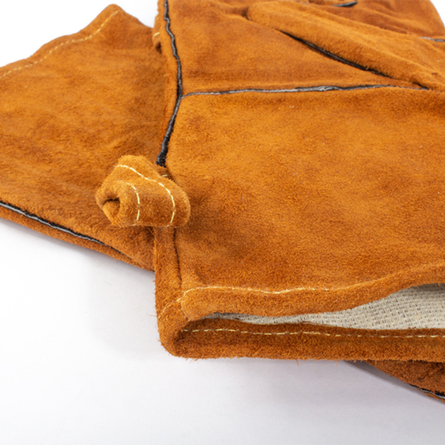 Par de guantes de cuero gamuza Par de guantes de cuero gamuza - vista 4