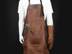 Set asador de gamuza de búfalo