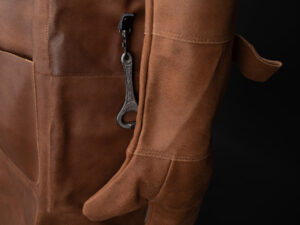 Set asador de gamuza de búfalo