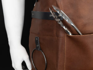 Set asador de gamuza de búfalo