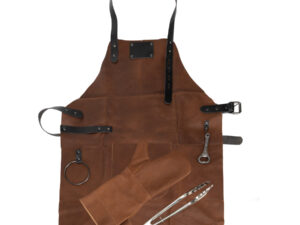 Set asador de gamuza de búfalo