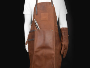 Set asador de cuero de búfalo