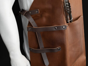 Set asador de cuero de búfalo