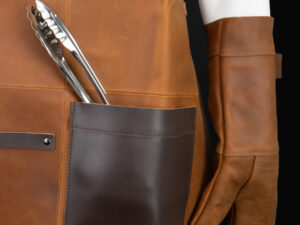 Set asador de cuero de búfalo