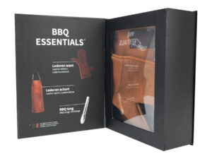 Set asador de cuero de búfalo