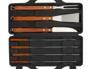 Set bbq en maletín plástico