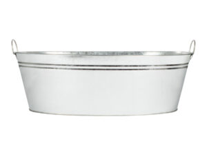 Balde-hielera galvanizado gigante de 87l