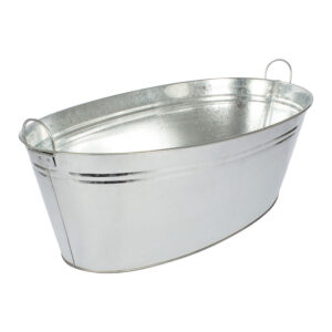 Balde-hielera galvanizado gigante de 87l