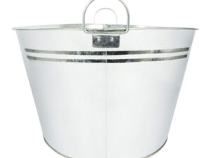 Balde-hielera galvanizado gigante de 87l