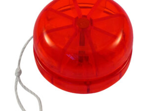 Yo-yo plástico traslúcido