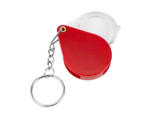 Llavero Plástico Con Lupa