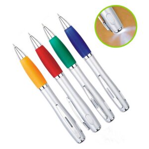 Bolígrafo con linterna LED