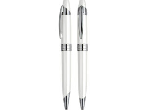 Bolígrafo metálico blanco perla Bolígrafo metálico blanco perla - vista 3