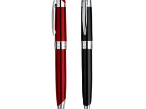 Bolígrafo metálico black pearl