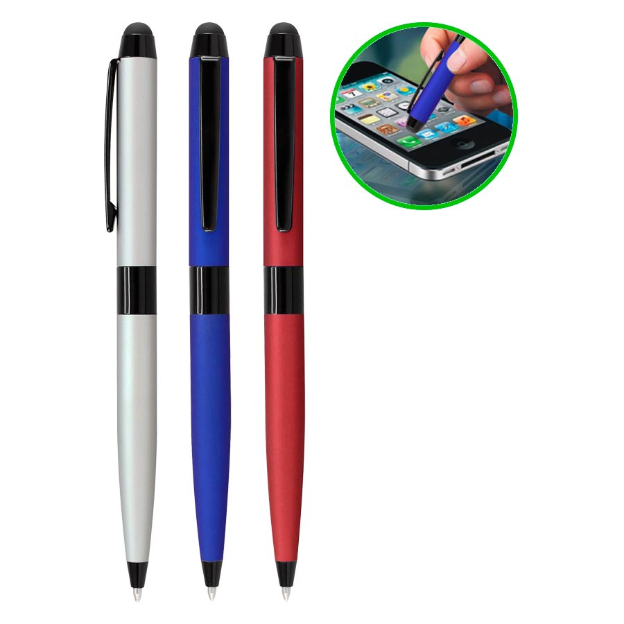Bolígrafo metálico touch opaco Bolígrafo metálico touch opaco - vista 2