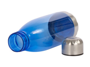 Botella Plástica Tapa Acero Inoxidable Botella Plástica Tapa Acero Inoxidable