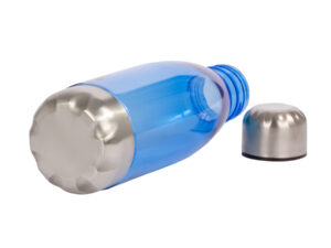 Botella Plástica Tapa Acero Inoxidable Botella Plástica Tapa Acero Inoxidable