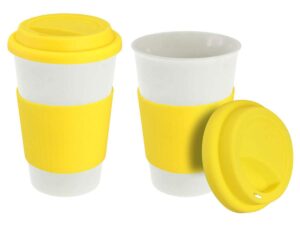 Vaso cerámico café