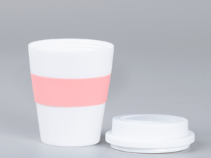 Mug con banda silicona blanco Mug con banda silicona blanco