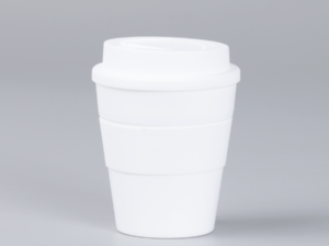 Mug con banda silicona blanco Mug con banda silicona blanco