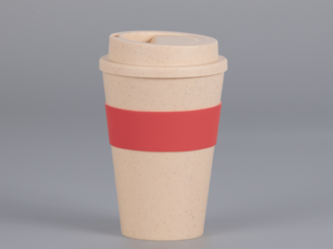 Mug Eco Wheat Straw con banda silicona