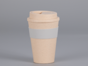 Mug Eco Wheat Straw con banda silicona