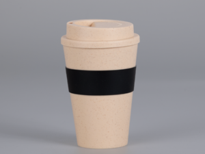 Mug Eco Wheat Straw con banda silicona