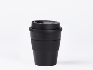 Mug con banda silicona negro Mug con banda silicona negro