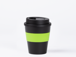 Mug con banda silicona negro Mug con banda silicona negro
