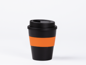 Mug con banda silicona negro Mug con banda silicona negro