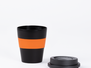 Mug con banda silicona negro Mug con banda silicona negro