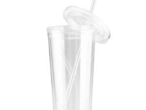 Vaso plástico doble pared aislante 600cc