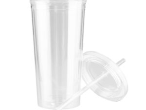 Vaso Plástico Doble Pared Aislante 600cc