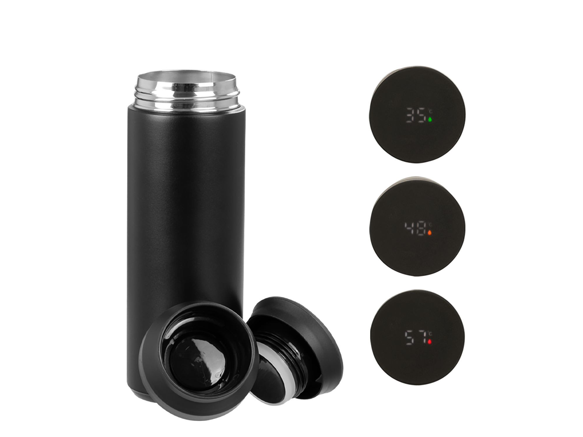 Termo Doble Pared De Acero Con Termómetro Digital Termo Doble Pared De Acero Con Termómetro Digital