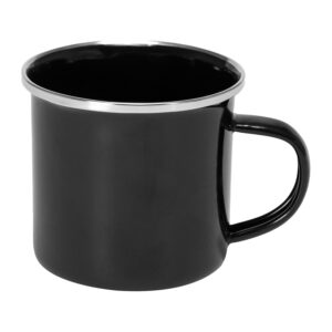 Tazón enlozado negro 487ml