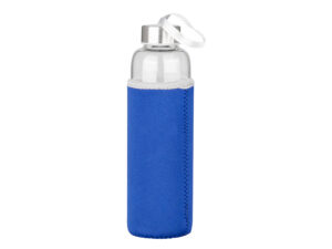 Botella De Vidrio Borosilicato Con Funda De Neopreno 580cc