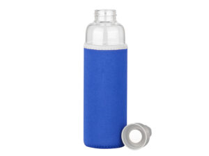 Botella De Vidrio Borosilicato Con Funda De Neopreno 580cc