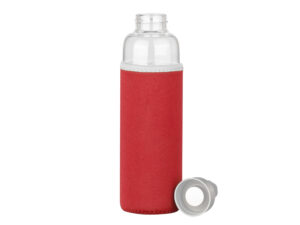 Botella De Vidrio Borosilicato Con Funda De Neopreno 580cc