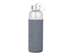 Botella De Vidrio Borosilicato Con Funda De Neopreno 580cc