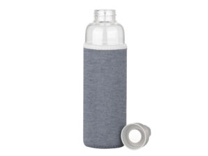 Botella De Vidrio Borosilicato Con Funda De Neopreno 580cc
