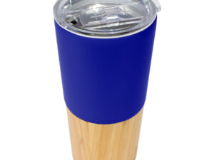 Mug metálico con bamboo Mug metálico con bamboo