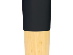 Mug metálico con bamboo Mug metálico con bamboo