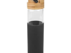Botella de vidrio con funda de silicona Botella de vidrio con funda de silicona