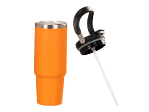 Mug Térmico Gigante Doble Pared De Acero 900cc