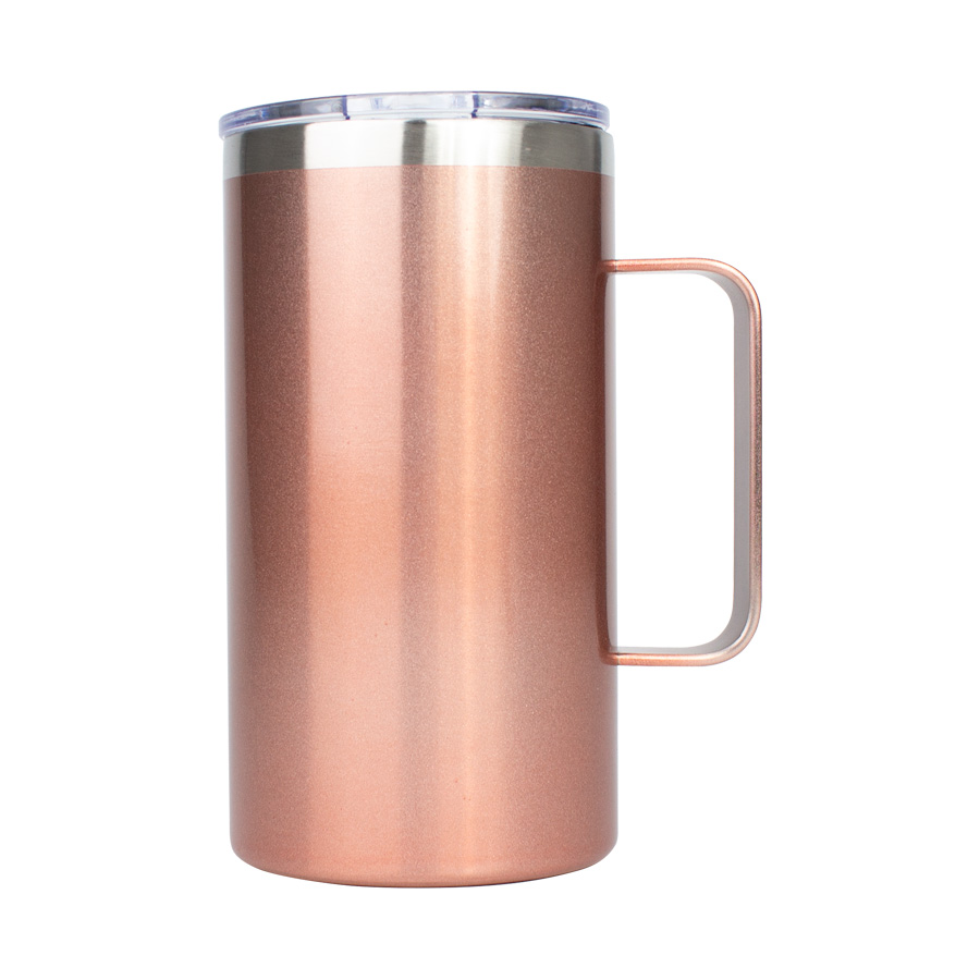 Mug metálico encobrizado 700cc Mug metálico encobrizado 700cc - Imagen 2