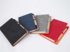 Libreta eco-cuero con Bolígrafo Libreta eco-cuero con Bolígrafo