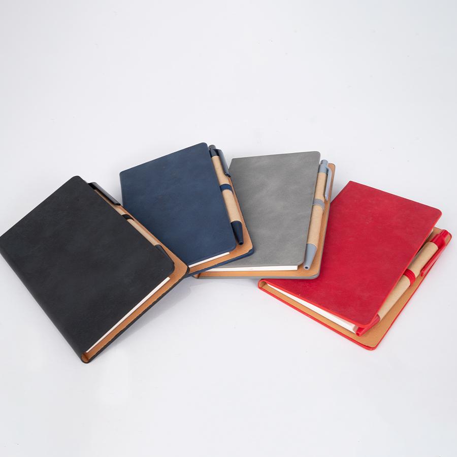 Libreta eco-cuero con Bolígrafo Libreta eco-cuero con Bolígrafo - Image 3