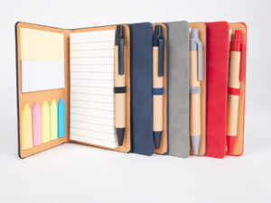 Libreta eco-cuero con Bolígrafo Libreta eco-cuero con Bolígrafo